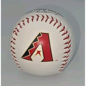Rawlings | MLB Team Logo Baseball | Arizona Diamondbacks | Official | White
